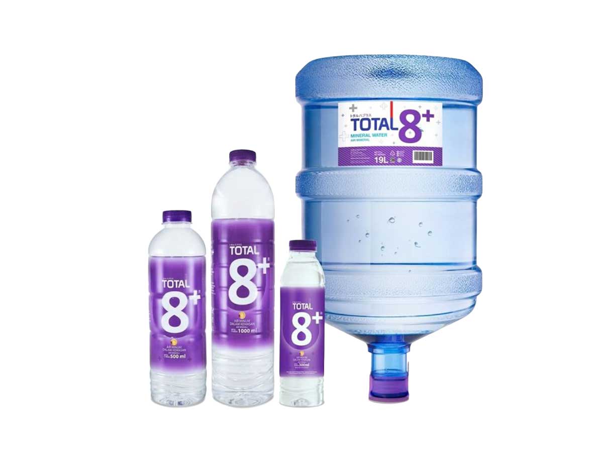 TOTAL 8+ bottled water by PT Tirtamas Lestari, Pandaan energy saving project