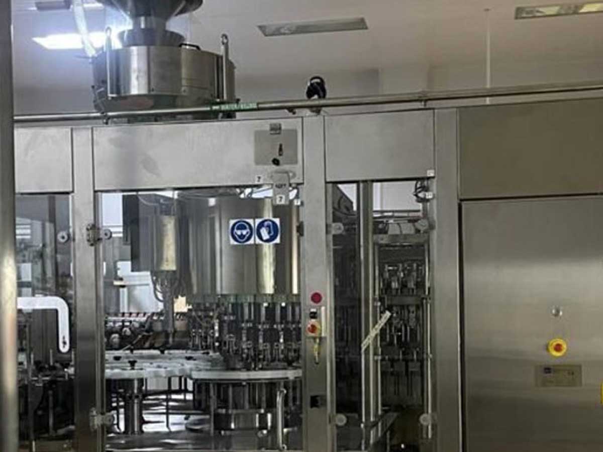 CFT filling machine serving the UC1000 line at PT UC Djojonegoro