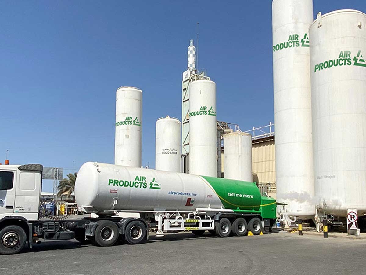 Air Products Titan site, argon compressor base upgrade